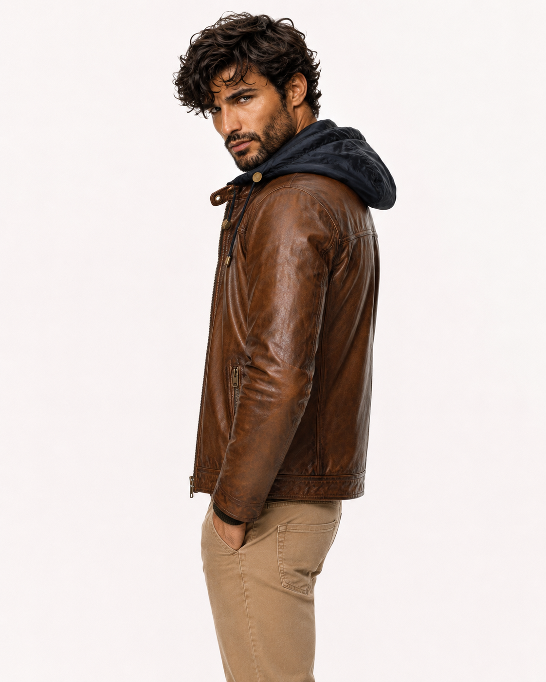 Urban Maverick Brown Leather Jacket