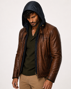 Urban Maverick Brown Leather Jacket