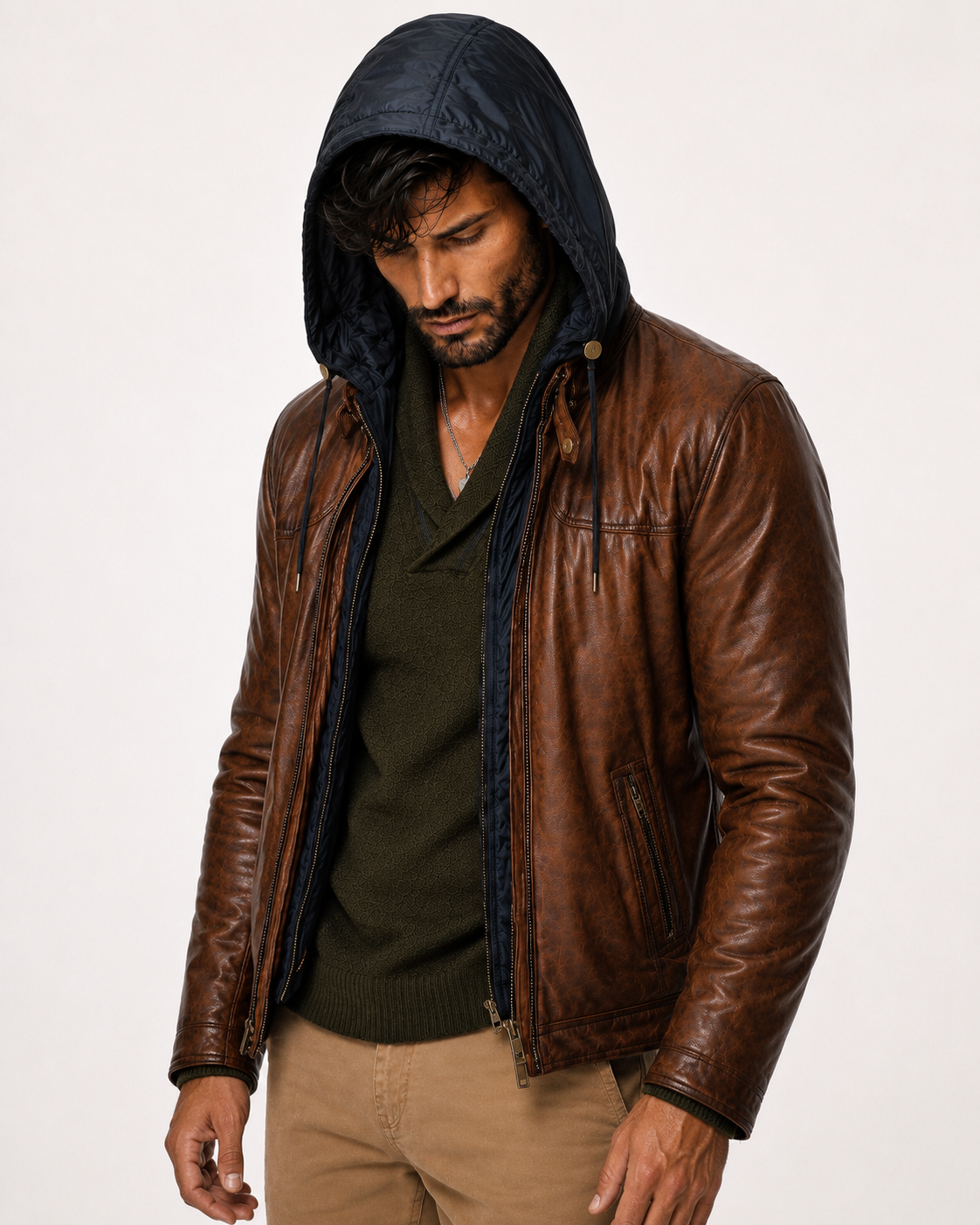 Urban Maverick Brown Leather Jacket