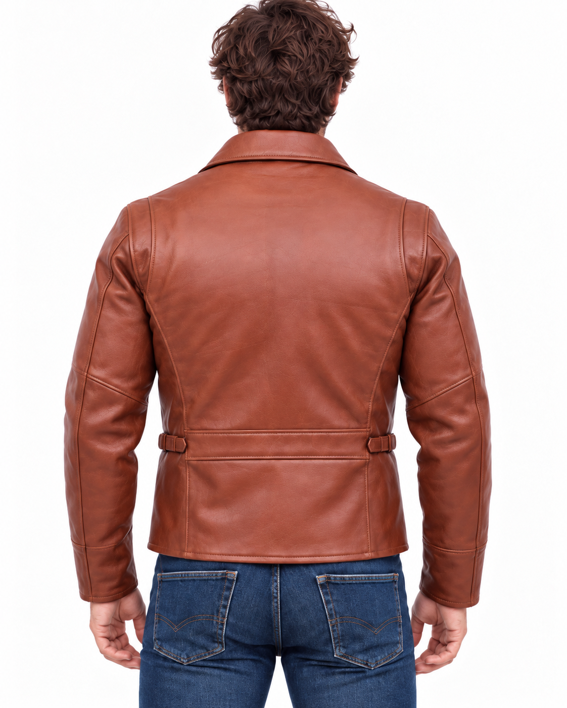 Royce Chestnut Brown Leather Jacket
