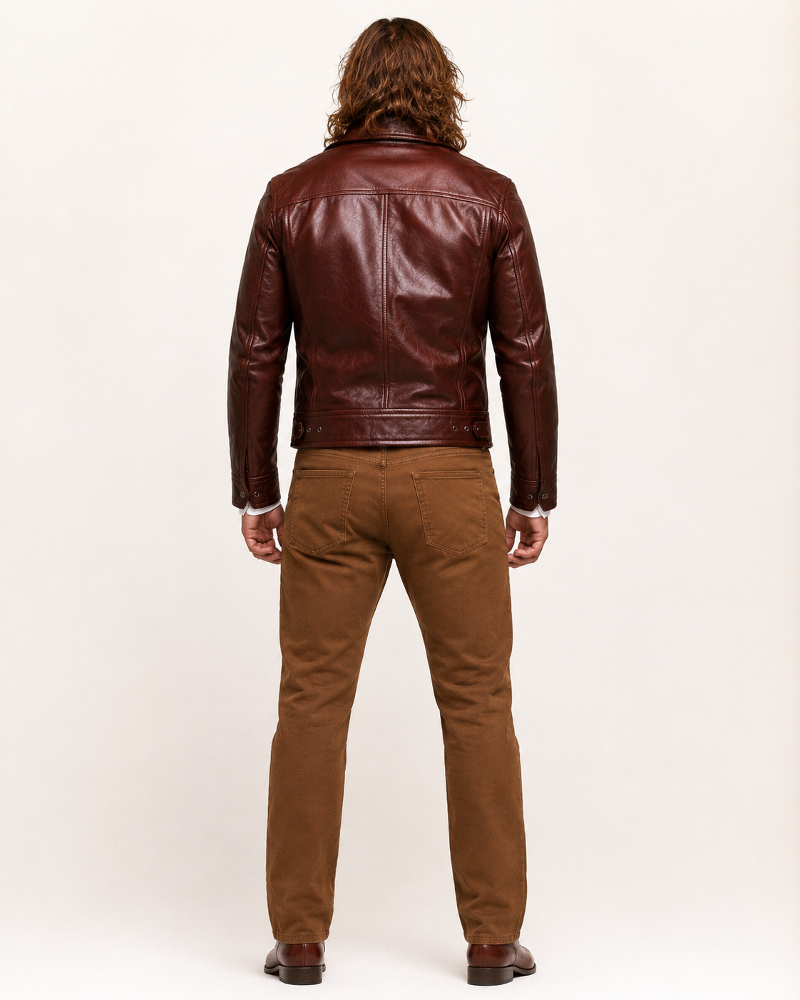 Burnished Bordeaux Sheepskin Jacket - Morvayn