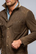 SableMark Vintage Brown Suede Leather Jacket