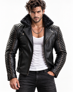Onyx Dominion Black Leather Jacket