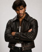 Ironwood Rider Vintage Brown Sheep Leather Western Jacket