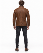 Roma Heritage Brown Leather Jacket