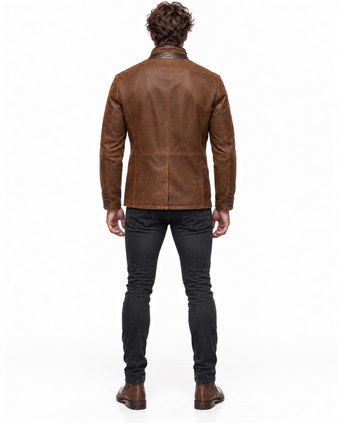 Roma Heritage Brown Leather Jacket