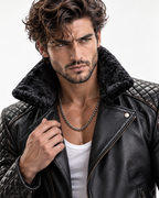 Onyx Dominion Black Leather Jacket