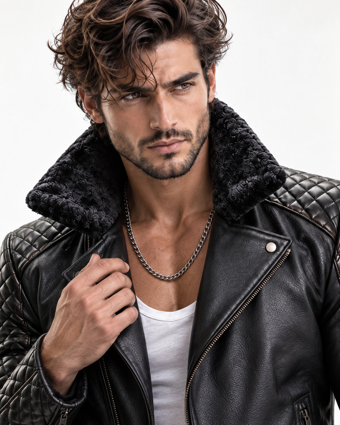 Onyx Dominion Black Leather Jacket