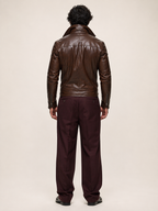 Varyn Slim Fit Moto Leather Jacket