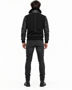 Blackout Valor Black Suede Leather Jacket