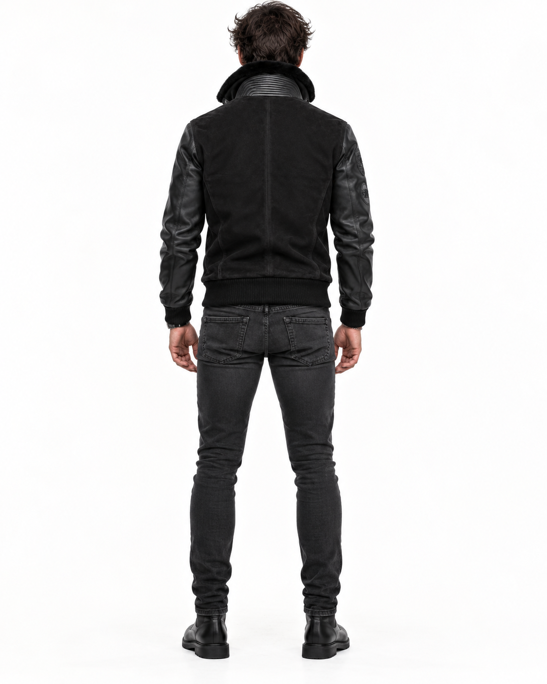 Blackout Valor Black Suede Leather Jacket