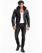 Onyx Dominion Black Leather Jacket