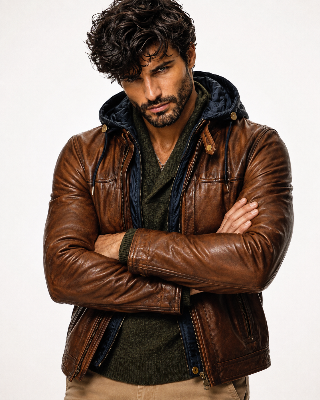 Urban Maverick Brown Leather Jacket