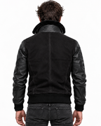 Blackout Valor Black Suede Leather Jacket