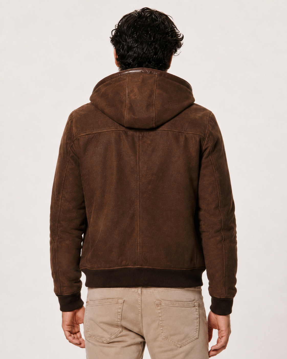 Alpine Nomad Brown Suede Leather Jacket
