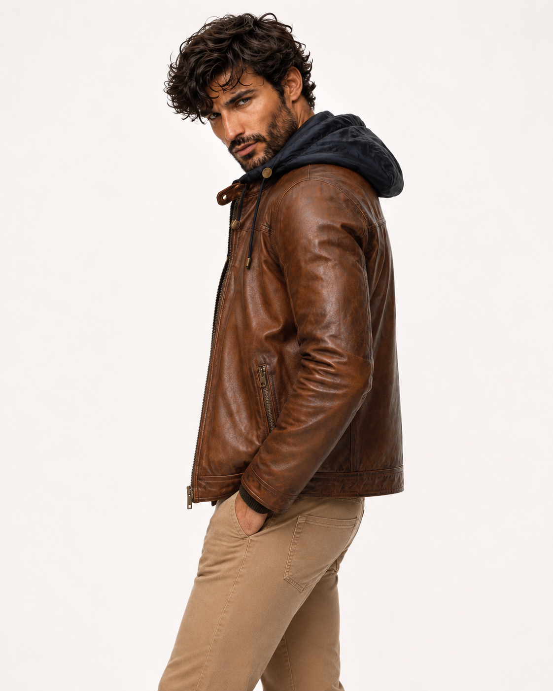 Urban Maverick Brown Leather Jacket