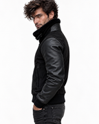 Blackout Valor Black Suede Leather Jacket