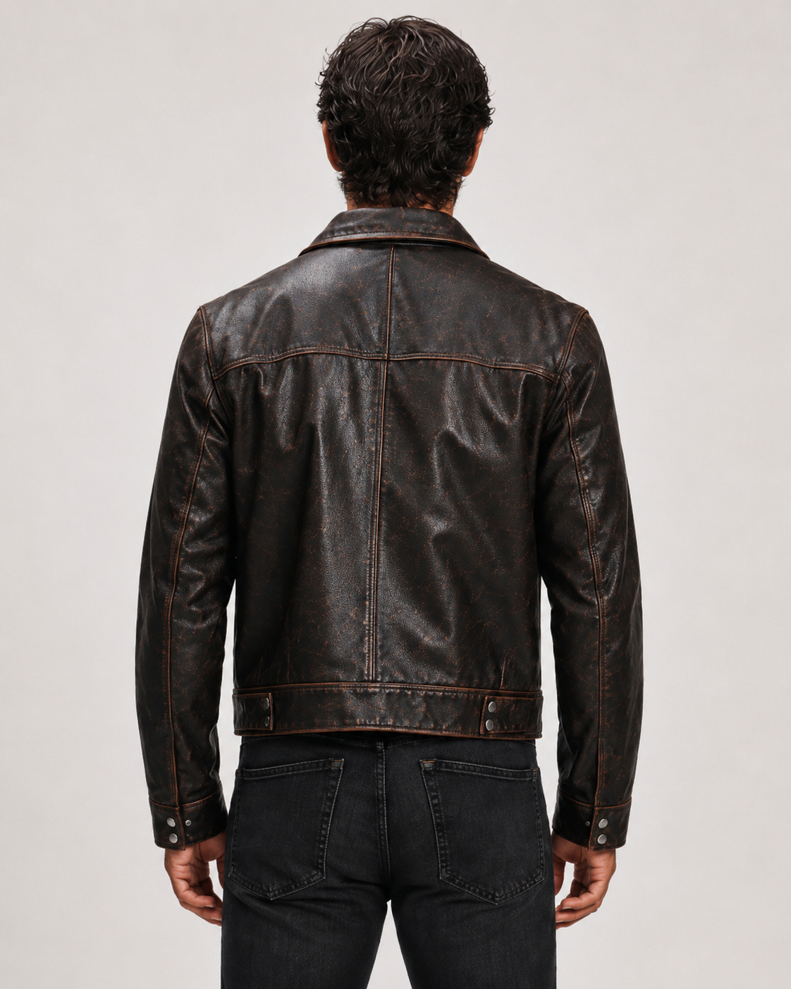 Ironwood Rider Vintage Brown Sheep Leather Western Jacket
