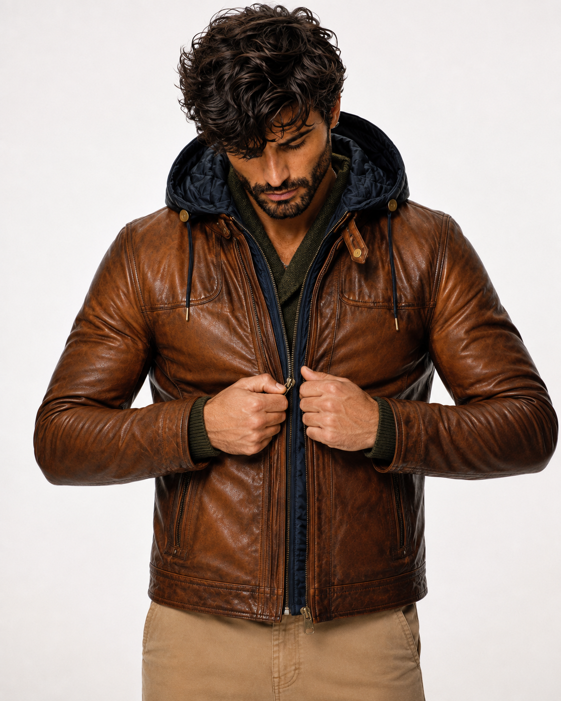 Urban Maverick Brown Leather Jacket