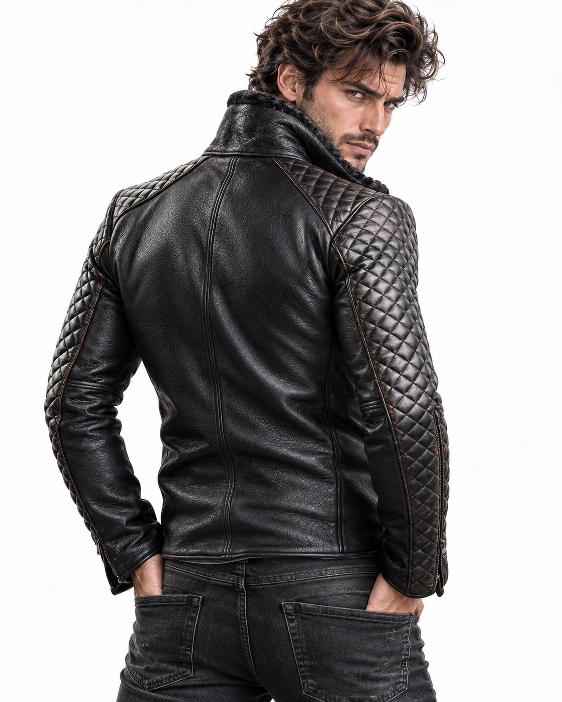 Onyx Dominion Black Leather Jacket