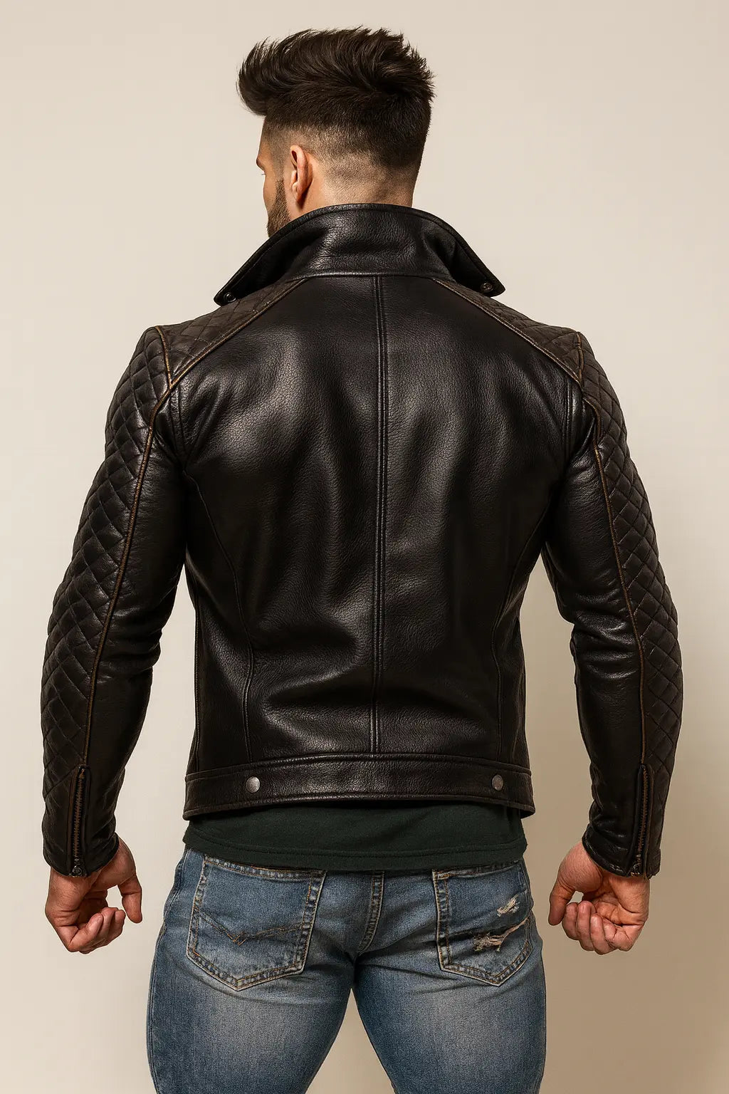 Onyx Dominion Black Leather Jacket