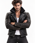 Onyx Dominion Black Leather Jacket