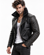 Onyx Dominion Black Leather Jacket