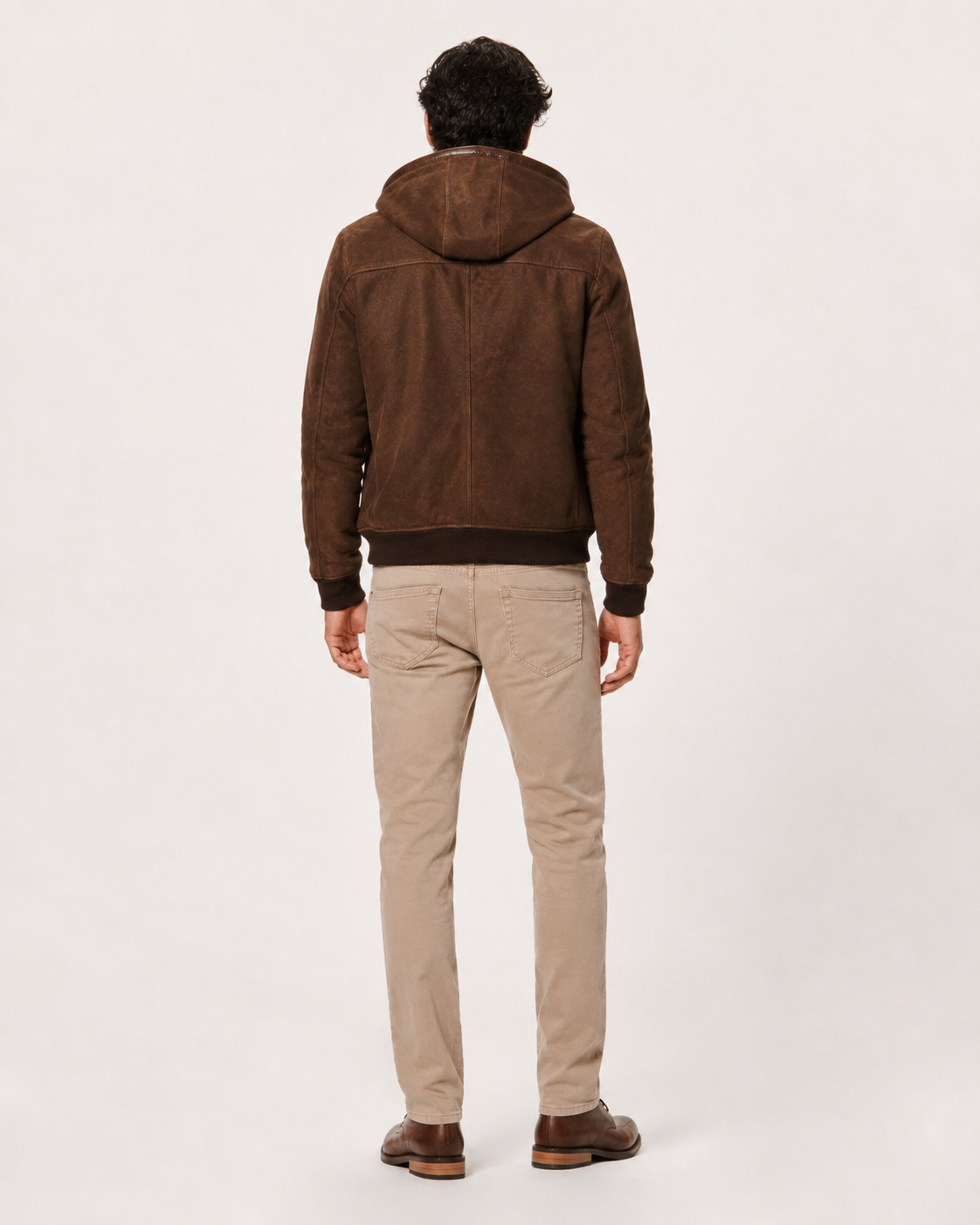 Alpine Nomad Brown Suede Leather Jacket
