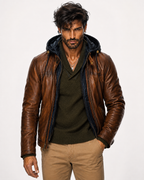 Urban Maverick Brown Leather Jacket