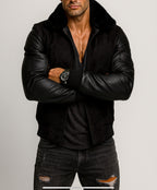 Blackout Valor Black Suede Leather Jacket