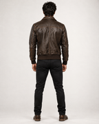 Men's B3 Sheepskin Bomber Flight Jacket | Daaran – three-quarter view