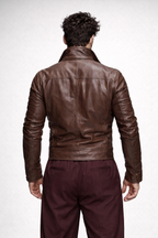 Varyn Leather Jacket – Men’s Slim Fit Moto Jacket