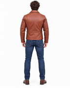 Royce Chestnut Brown Leather Jacket