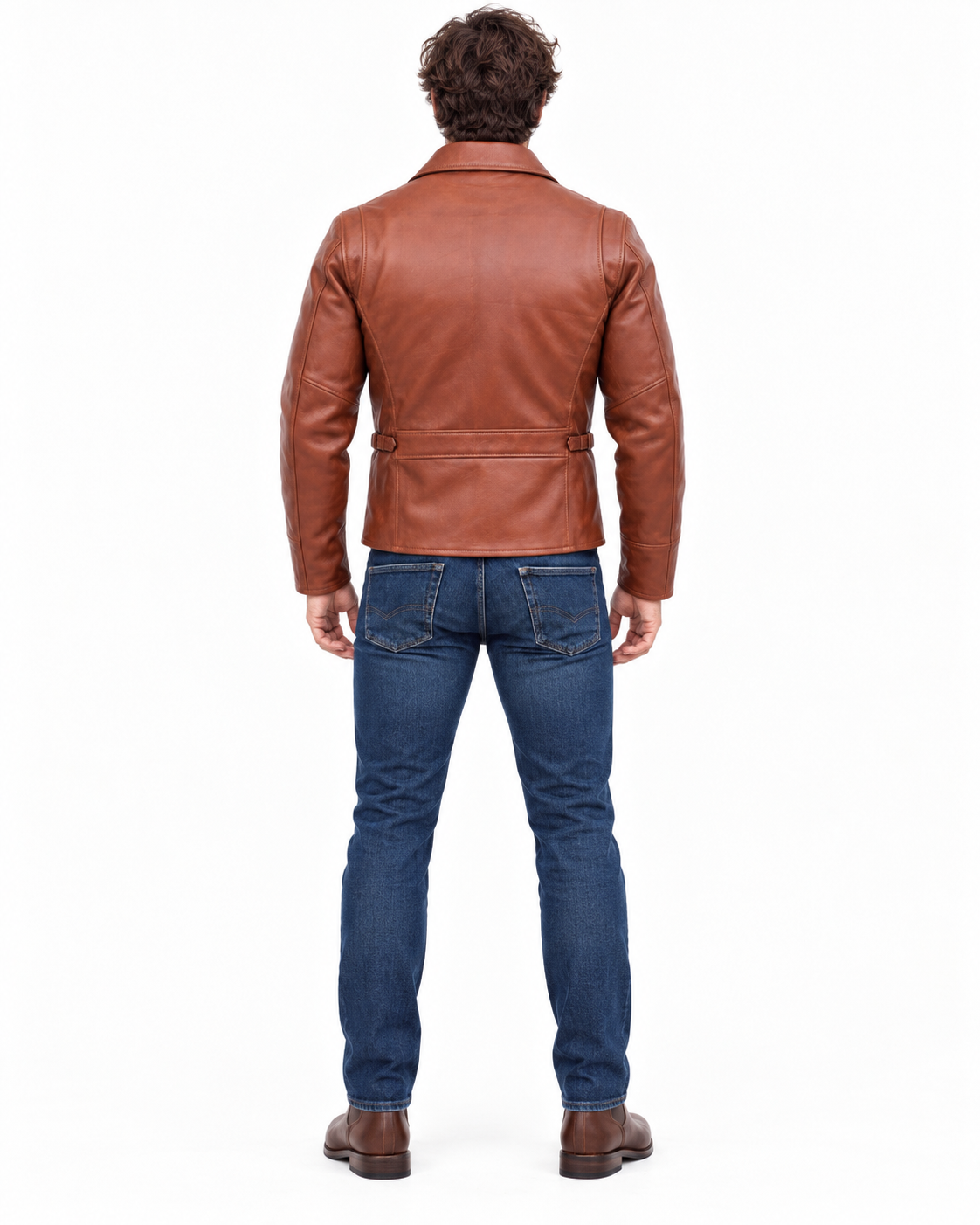Royce Chestnut Brown Leather Jacket