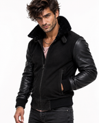 Blackout Valor Black Suede Leather Jacket