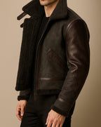 Ironclad Aviator Olive Green Leather Bomber Jacket