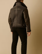 Ironclad Aviator Olive Green Leather Bomber Jacket