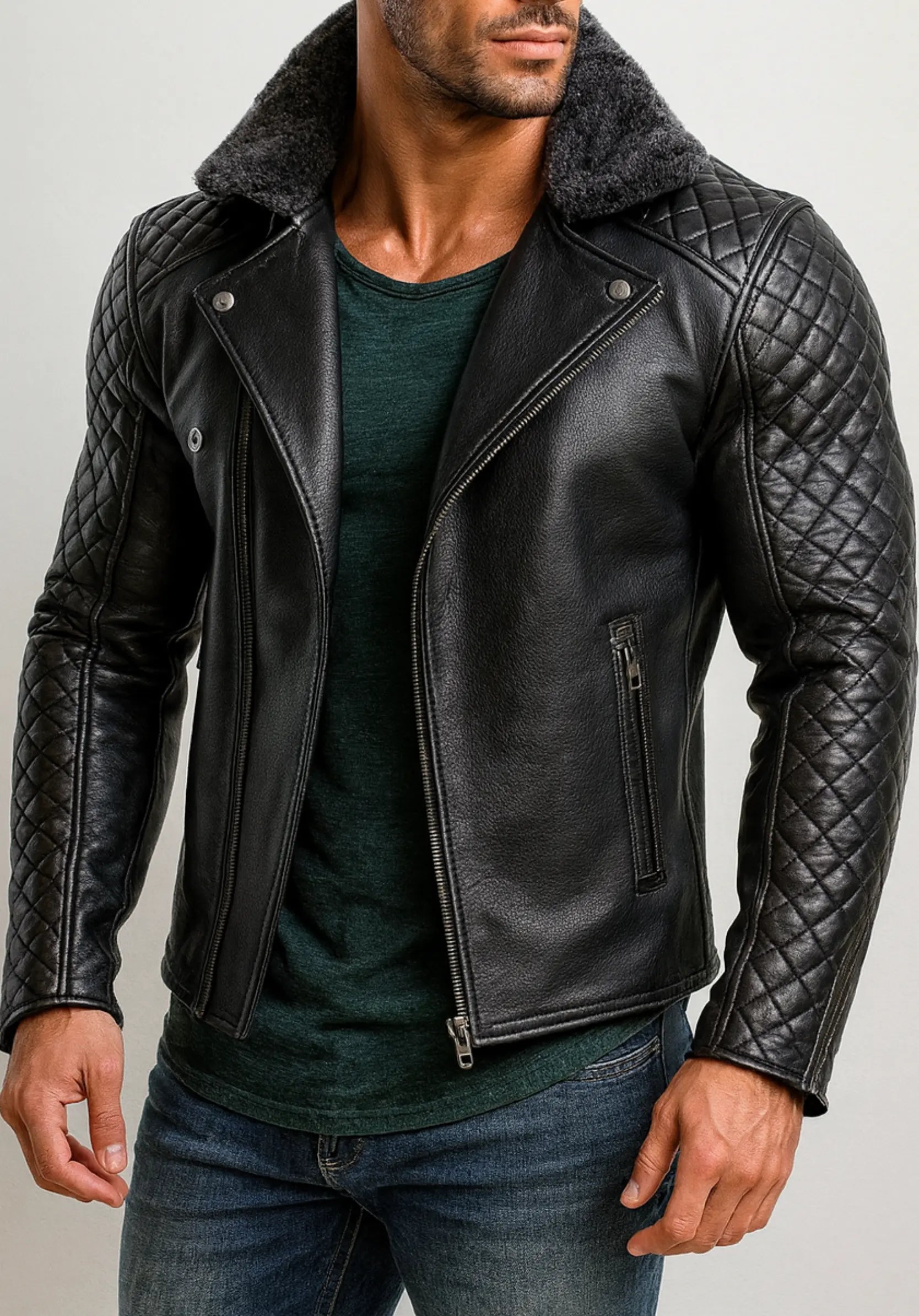 Onyx Dominion Black Leather Jacket