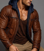 Urban Maverick Brown Leather Jacket