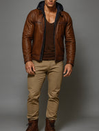Urban Maverick Brown Leather Jacket