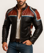 Redline Legacy Moto Leather Jacket: Sheep Leather Biker Style