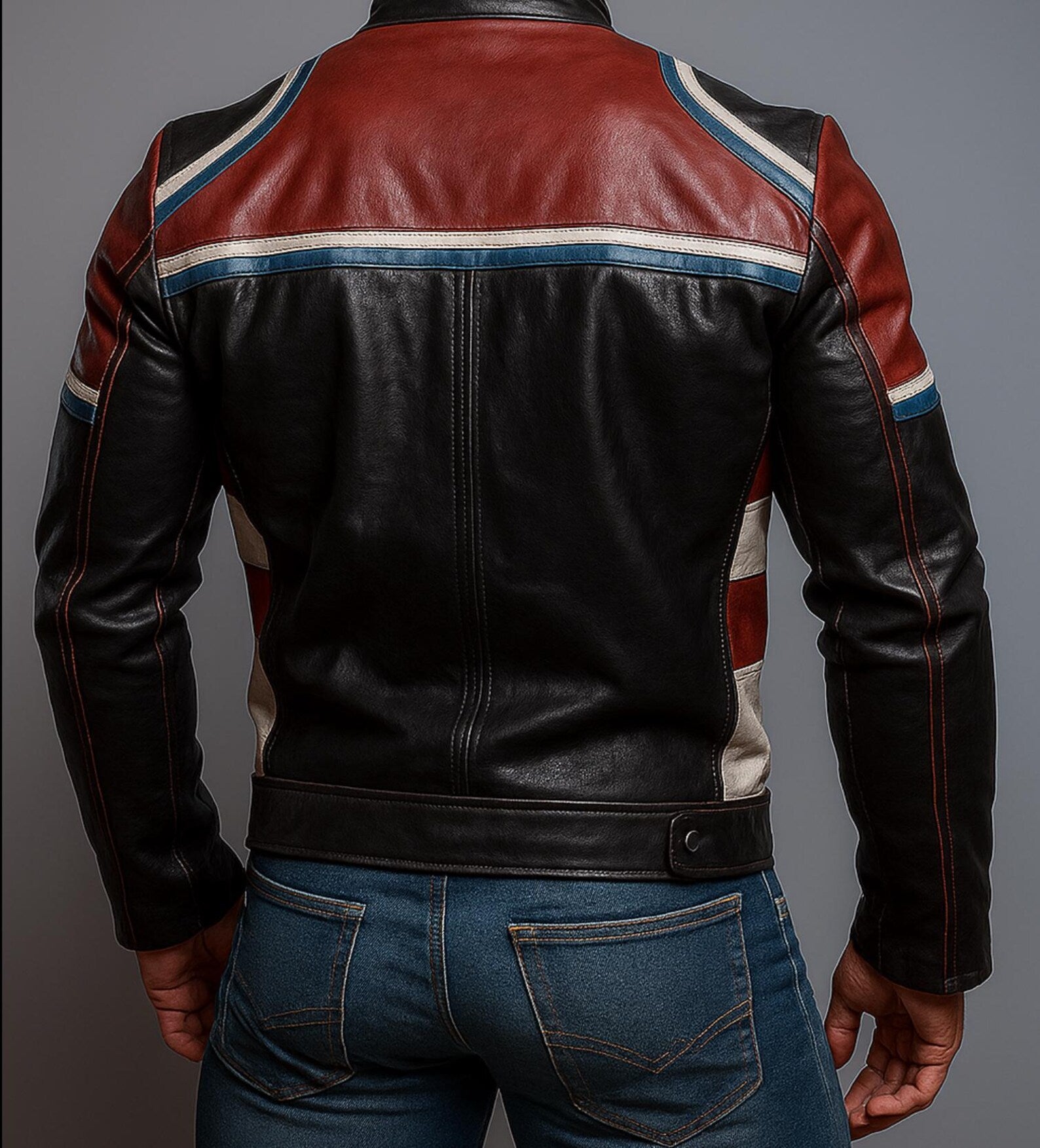 Redline Legacy Moto Leather Jacket: Sheep Leather Biker Style