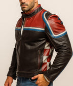 Redline Legacy Moto Leather Jacket: Sheep Leather Biker Style