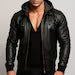Men's Genuine Leather Hoodie Jacket| ShadowForge V1 by Dapran | Real Sheep Leather