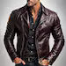 Vintage Cognac Sheep Leather Moto Jacket – Slim Fit, Handcrafted