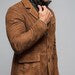 Caramel Brown Suede Blazer - Men's Tailored Sport Coat