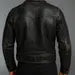 Dark Brown Distressed Sheep Leather Jacket Darkstone Leather Jacket